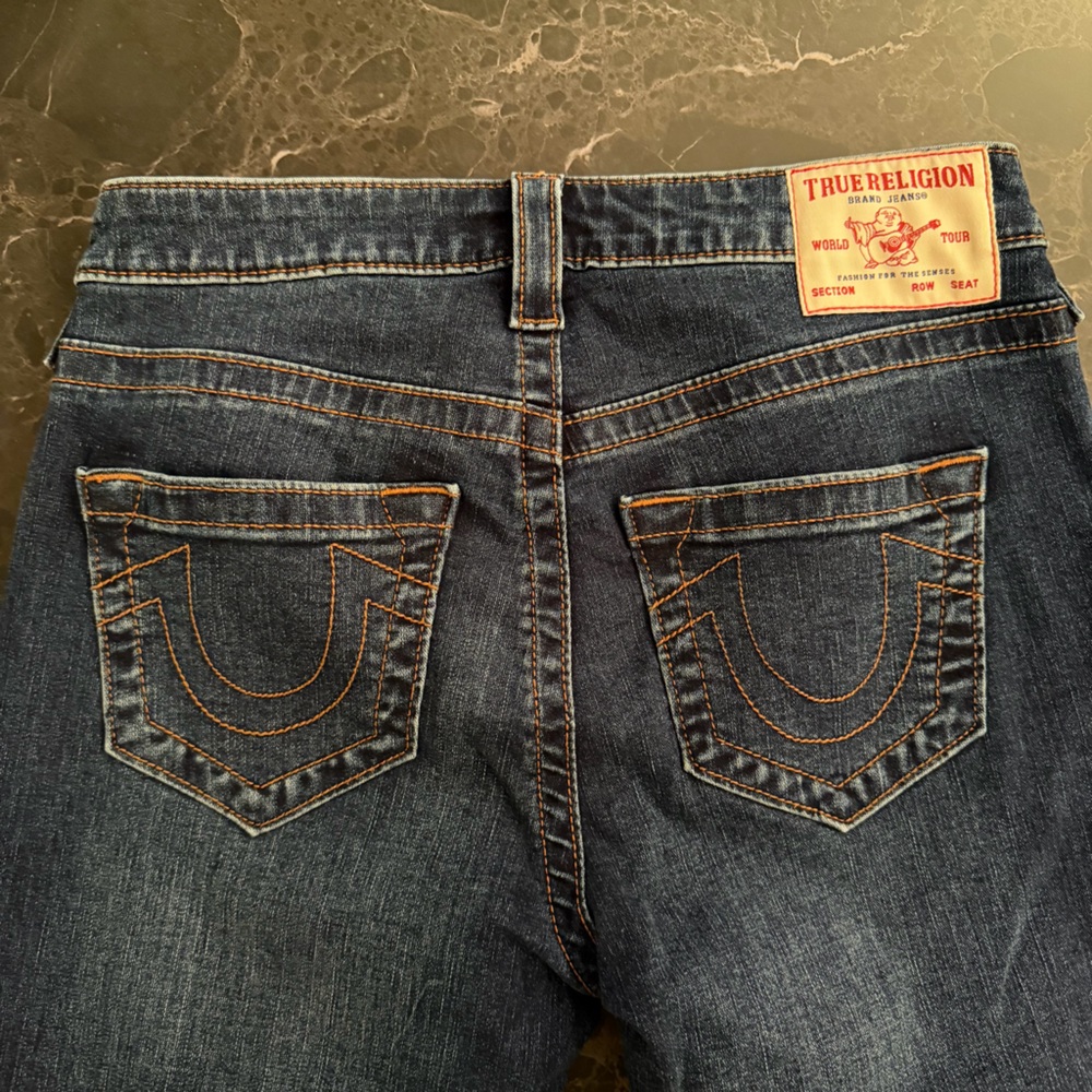 LIKE NEW True Religion Jennie Curvy Mid Rise Super Skinny Jean